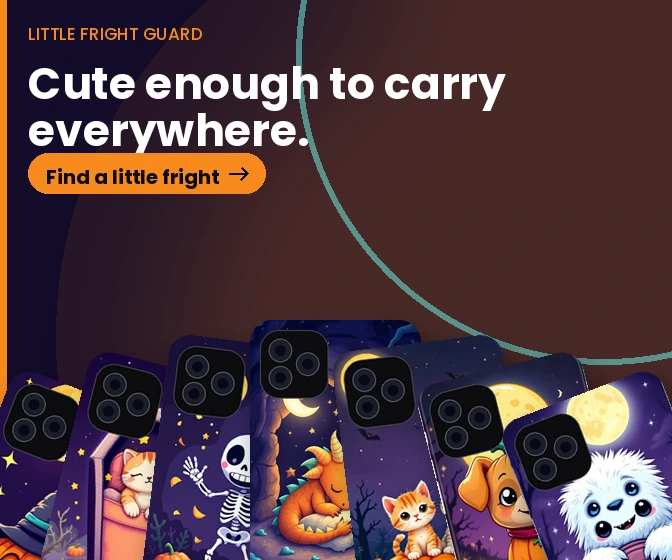 Little Fright Guard: Cute-spooky monster cases for kids.