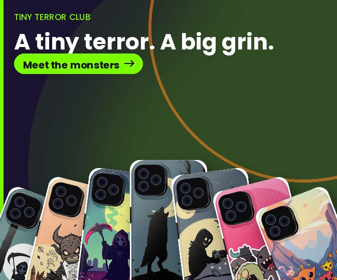Tiny Terror Club: Spooky-cute cases for kids and tweens.